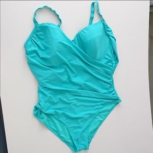 NWT Old Navy Turquoise One Piece Swimsuit Size 4X